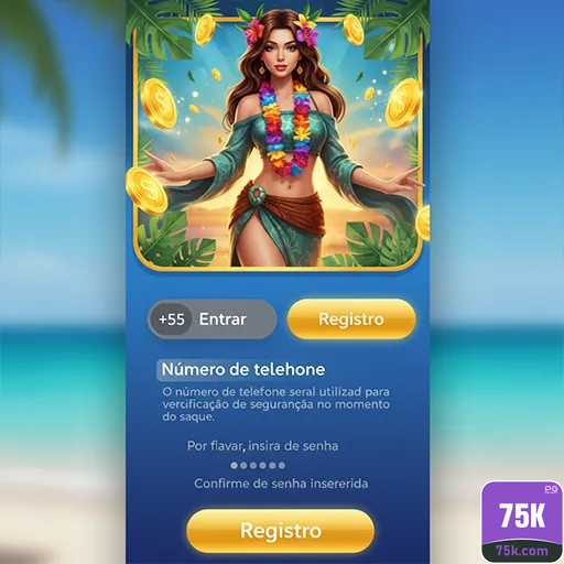 Registro no 75k.com: Comece Sua Caminhada de Sucesso